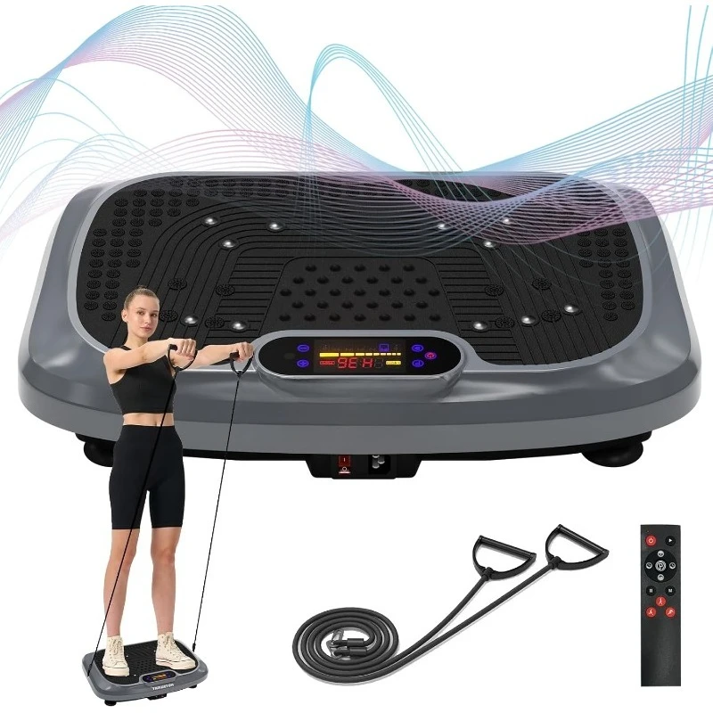

Plate Exercise Machine for Lymphatic Drainage, Power Plate Vibrating Platform, Shaker for Weight Loss, Exercise Board