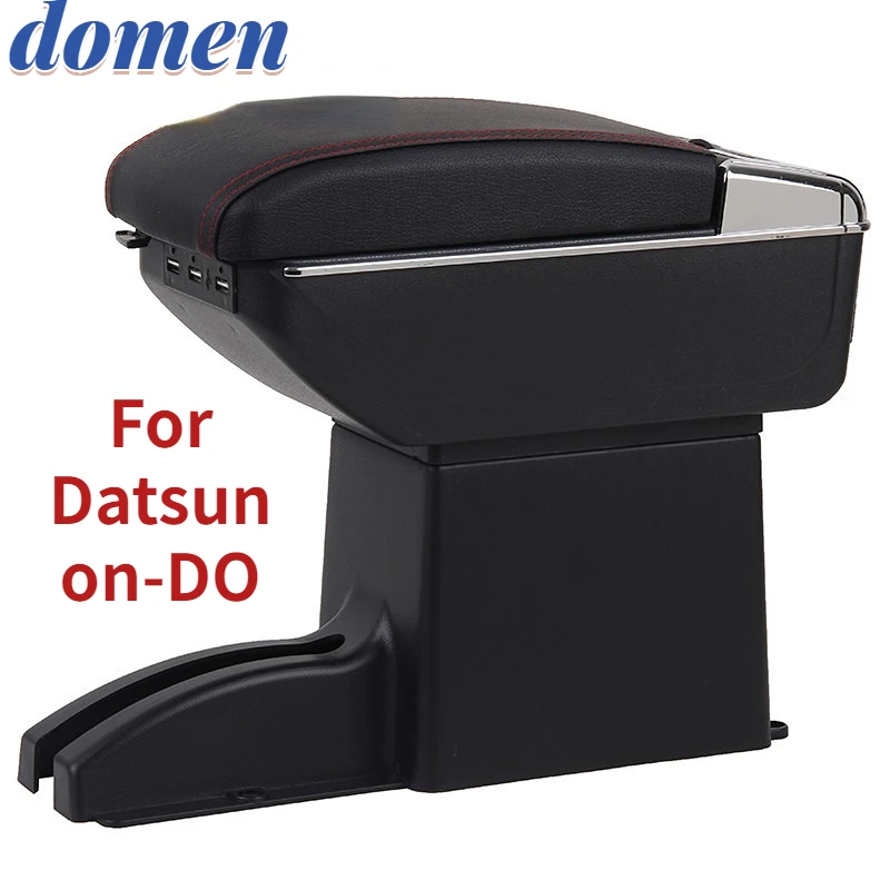 

For Datsun on-DO Armrest Box Datsun mi-DO Universal Car Central Armrest Storage Box cup holder ashtray modification accessories