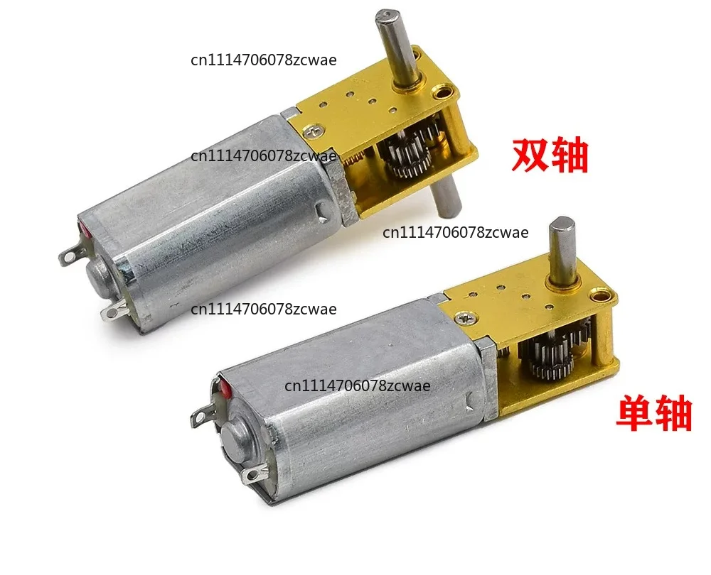 For Smart Car DIY Accessories 050 Micro Gear Motor Turbo Worm Full Metal Gear Reducer Motor DC3V 6V 9V 12V