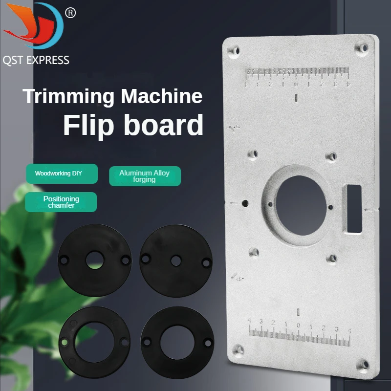 

Woodworking Trimmer Flip Panel 235mm 119mm 8mm Woodworking Trimmer Flip Panel Workbench Woodworking Tools