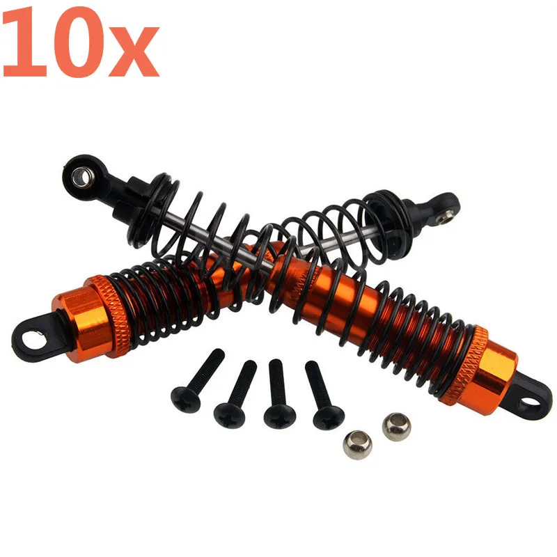 

10Pcs RC Car HPI Aluminum Upgrade Shock Absorber(Al.) With Screws For 1/10 Scale Models BULLET3.0 FLUX MT/ST Remote Control Car