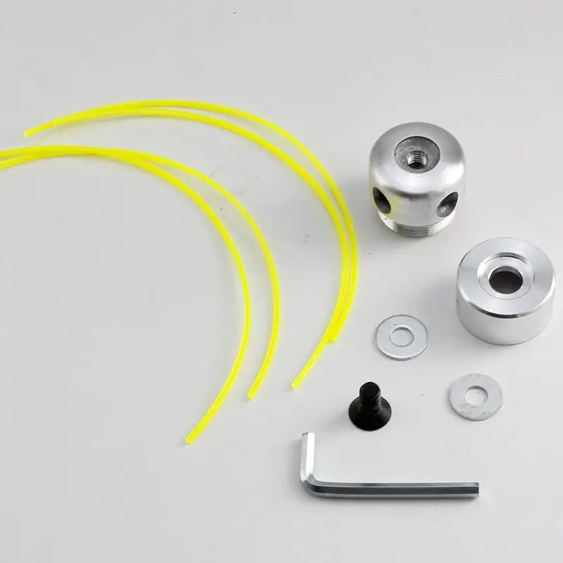 【AB1】Aluminum 4-Line Universal Brush Cutter Trimmer Head Lawn Mower Replacement Accessory for Small Yard Lawn Trimming Tasks{H}