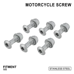 Motorcycle Iron Sprocket Bolts Screw For KTM YAMAHA SUZUKI HONDA KAWASAKI EXC SX XC KXF YZF WRF KLX DRZ RMZ Dirt Bike