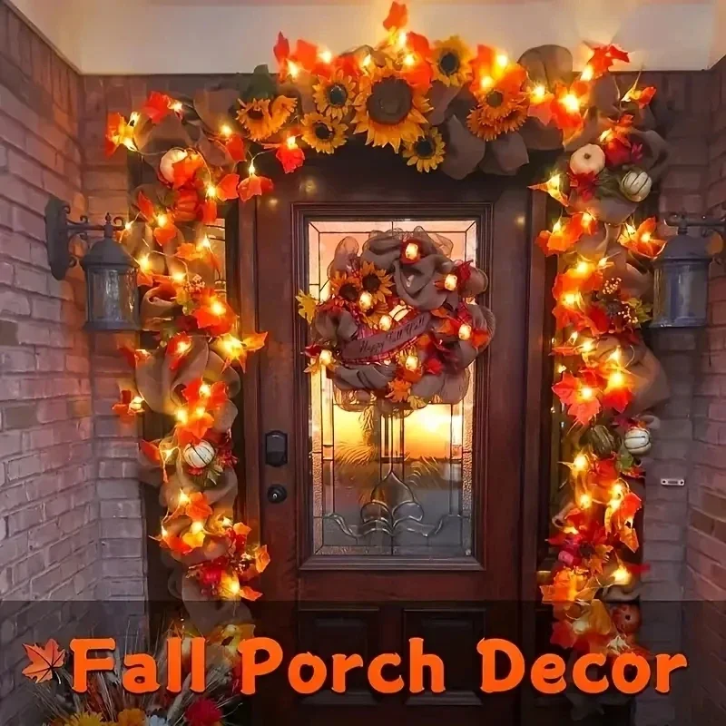 10/20 LEDS Maple Leaf String Lights USB/Battery Powered Fairy Lights for Home Party Holiday Arrangement Scene Outdoor Decoration Fairy Garden view 4