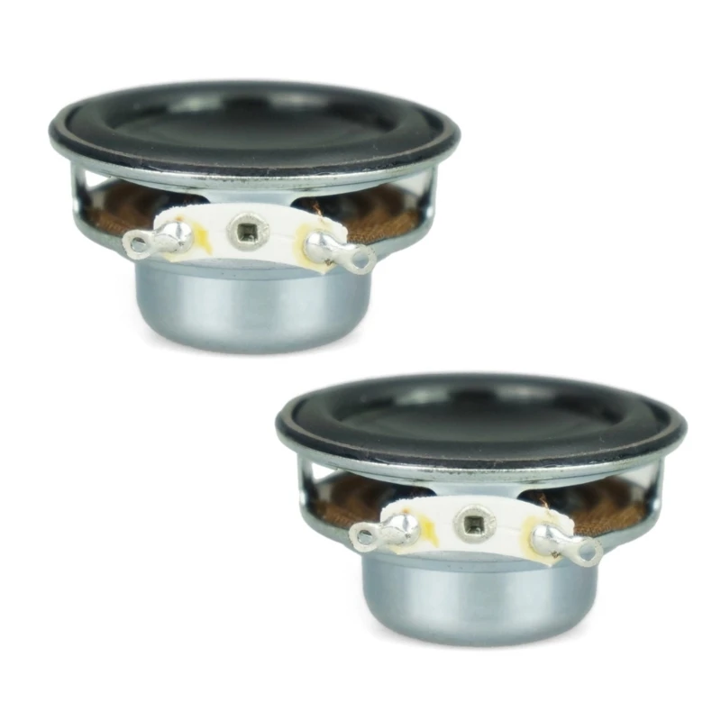 2Pcs 40MM 4Ohm 5W Portable Speakers 1.5inch 16 Cores Small Full Ranges Rubber Side Inner Speakers Replacement Dropship