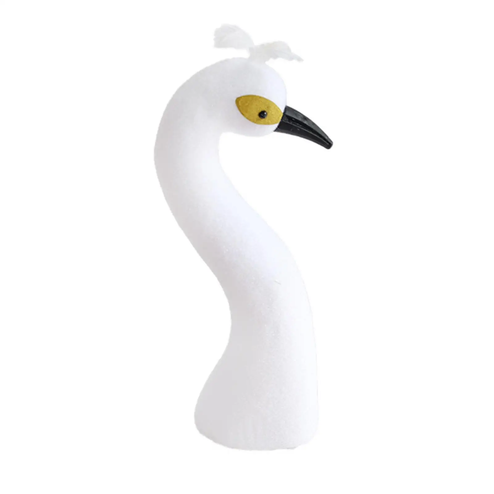 Peacock Mannequin Head Flower Arrangement Decor Party Supplies Decorative Figurine for Thanksgiving Wedding Anniversary