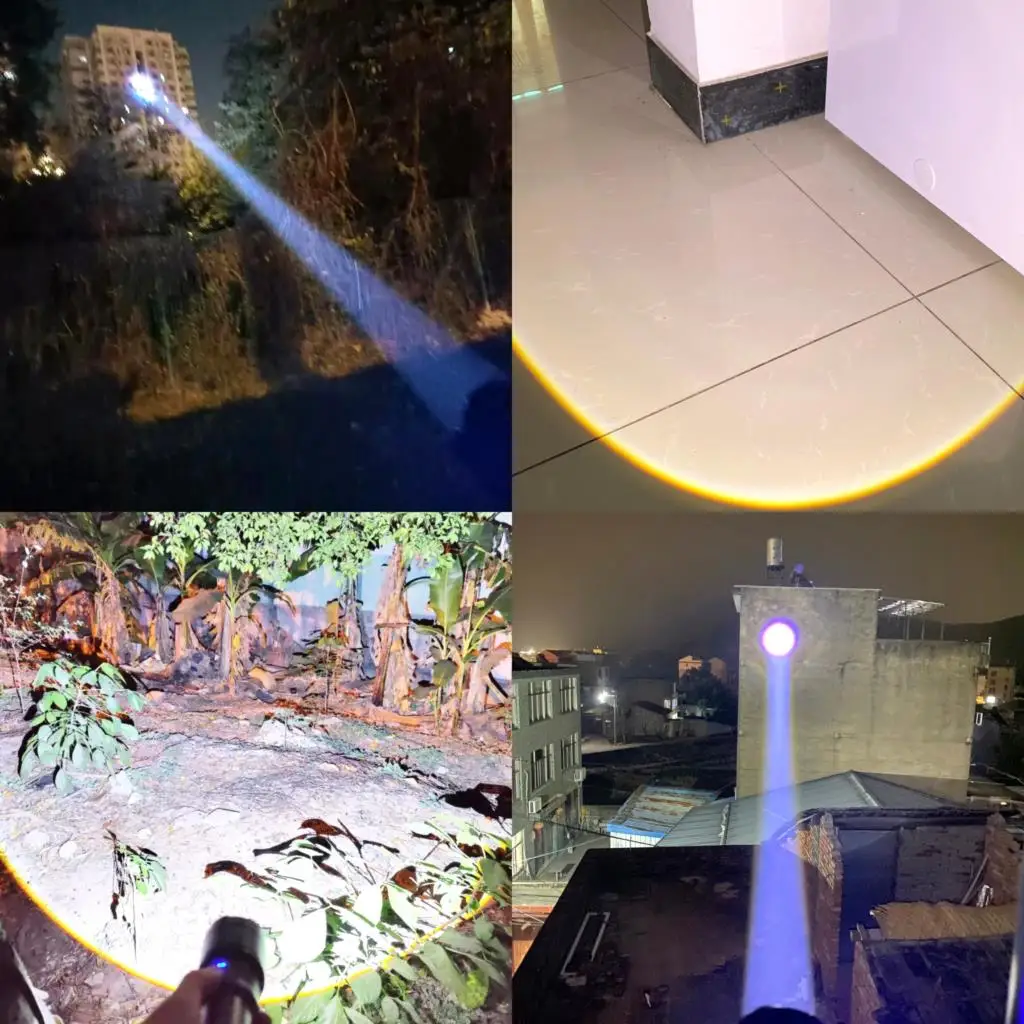 Super Long Range Tactical Torch High Power LED Flashlights USB Rechargeable Strong Light Lamp Portable Ultra Powerful Flashlight