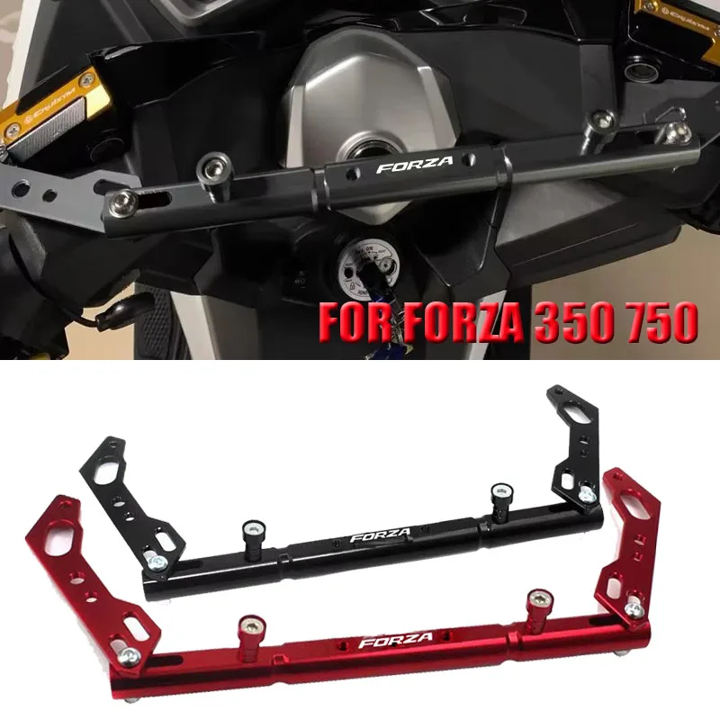FOR FORZA 350 750 24-25 Motorcycle Strengthen CNC Multifunctional Cross Bar Adjustable Handlebar Balance Lever GPS Phone Holder