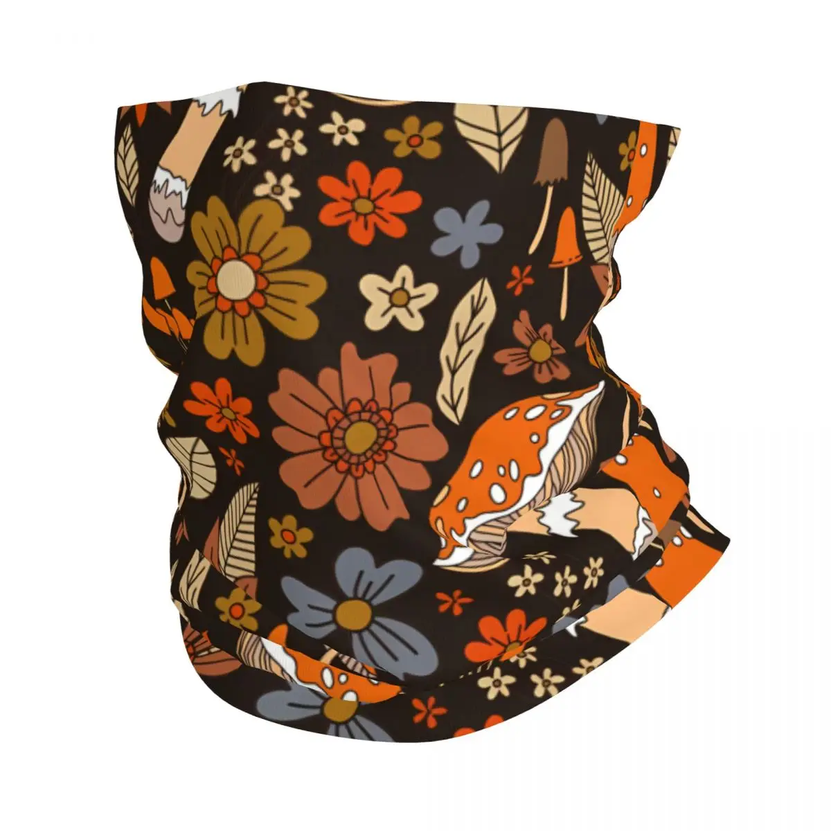 Miracle Mushroom Scarf Neckerchief Neck Face Mask Polyester