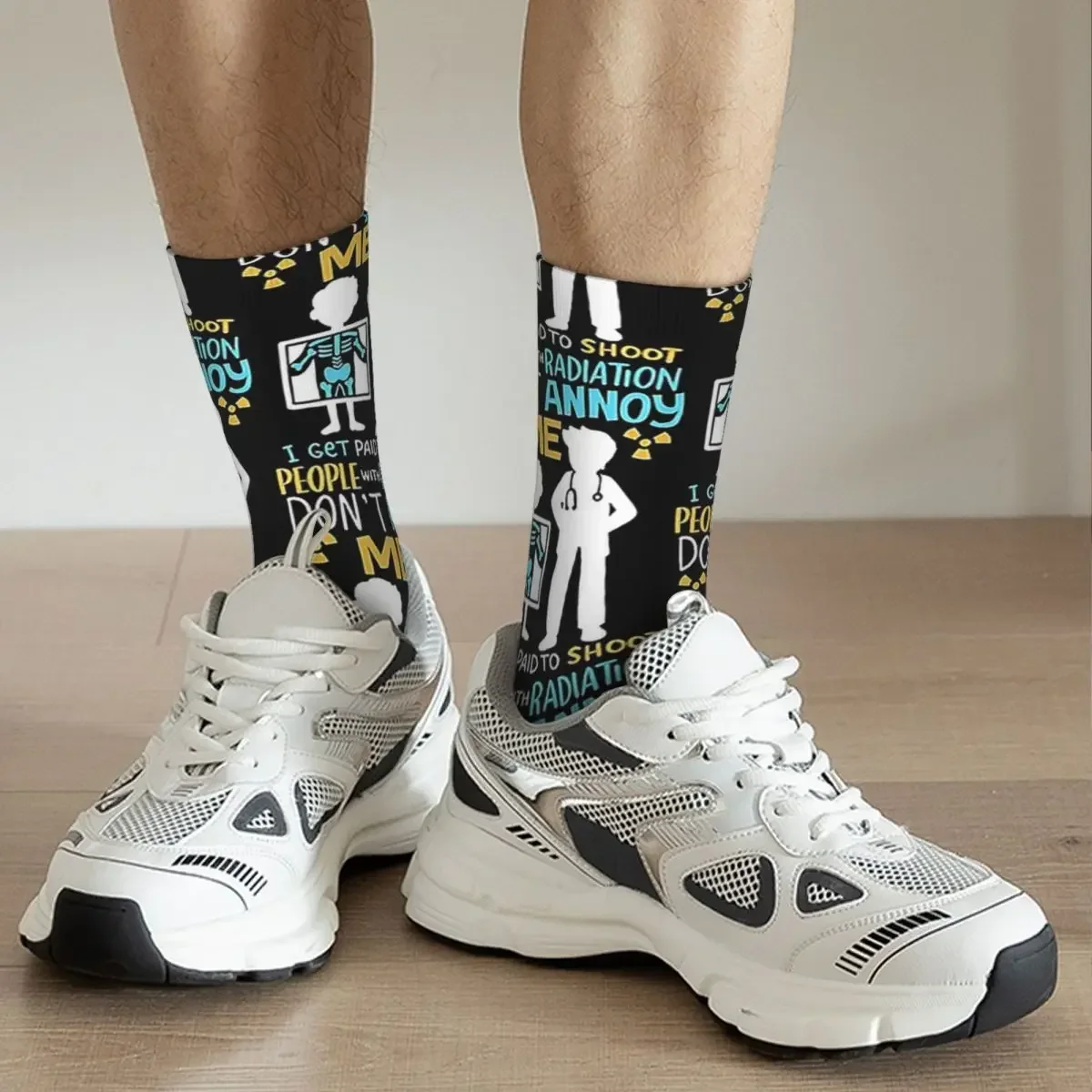 Dont Annoy Me-calcetines largos de radiología para hombre y mujer, medias supersuaves de estilo Harajuku, accesorios de regalo para todas las estaciones