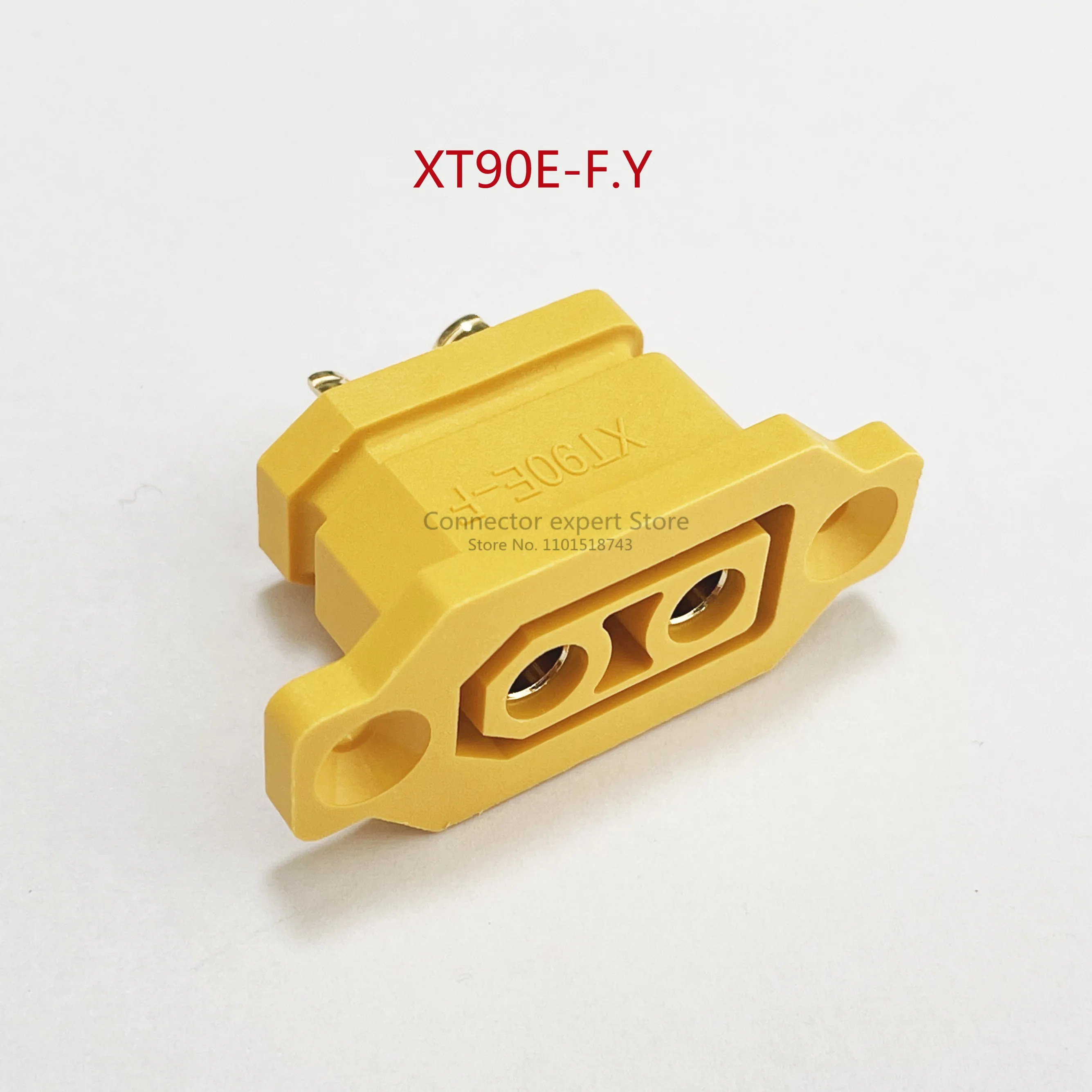 AMASS XT90E-F lithium battery charging port plug with fixed seat XT90 electric vehicle model  male and female connector