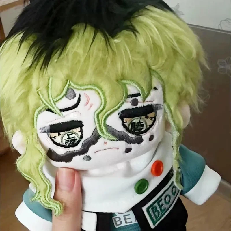 Peluche Anime Demon Slayer 20 cm Gyuutarou Bambola di cotone Giocattoli Kimetsu No Yaiba Peluche Dress Up Burattini Cosplay per bambini Adulti Regali