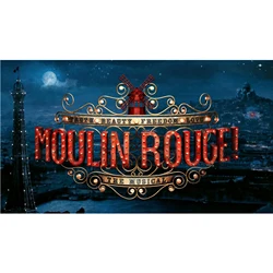 France Paris Moulin Rouge Night Street birthday party photo background photography backdrop banner studio