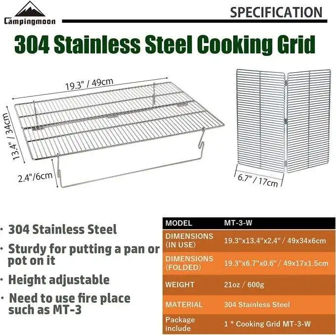 Herramienta para hornear con pantalla de alambre de acero inoxidable, estante de malla de alambre, utensilios para hornear, productos para barbacoa, parrilla de barbacoa, accesorios de red de alambre