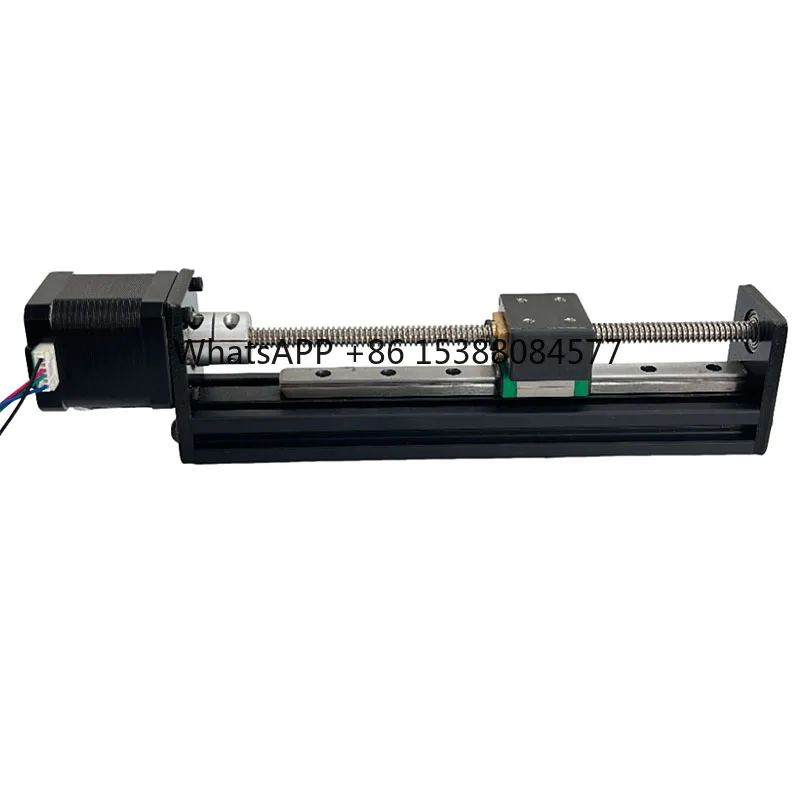 

250mm Stroke T-type Sliding Table Rail Linear Stage Transport Guide Platform & NEMA17 48MM Stepper Motor Kit