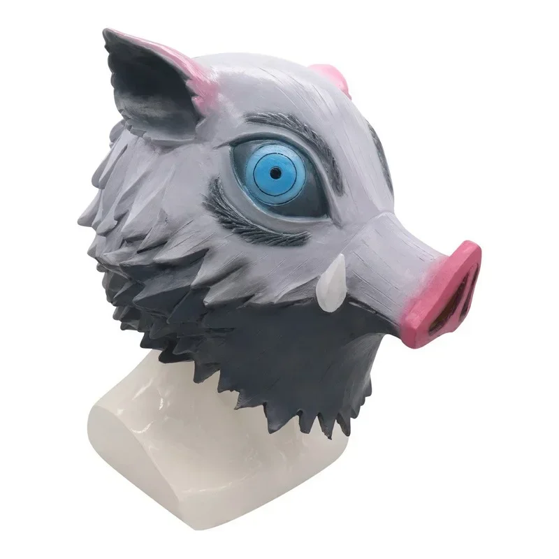 Anime Kimetsu No Yaiba Hashibira Inosuke maska ​​ przebranie na karnawał rekwizyty kreskówki impreza z okazji Halloween nakrycia głowy maski