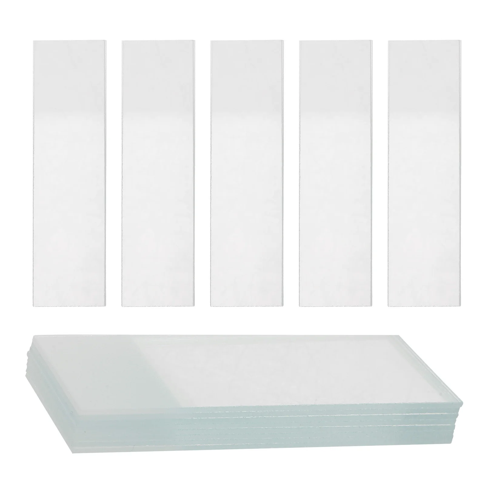

50Pcs Microscope Slides Glass Durable Frosted Slides for Clear Microscopic Observation Laboratory Microscope