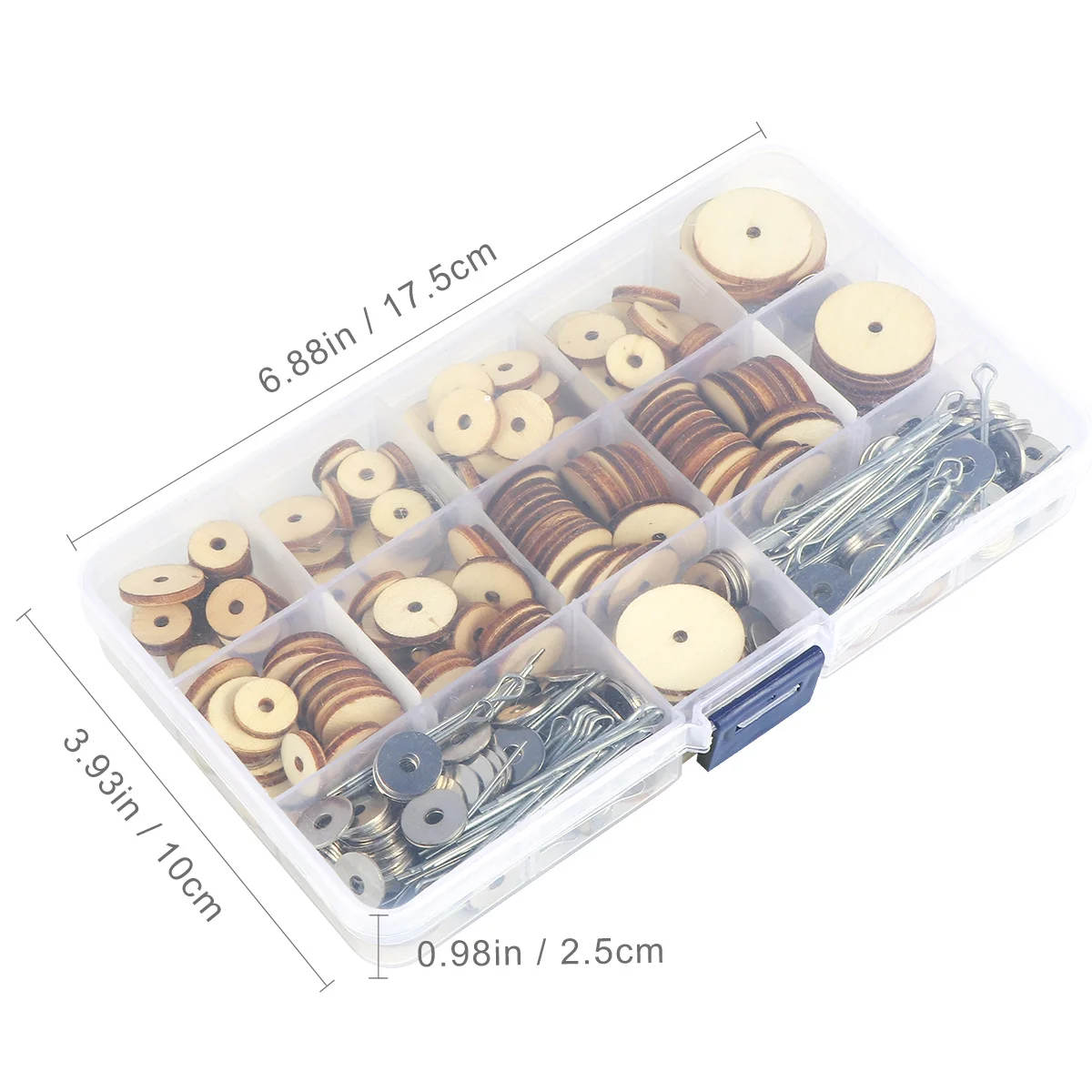 90세트 목재 조인트 커넥터 수제 DIY 회전형 곰 조인트 볼트 액세서리 인형 제작 공예 용품