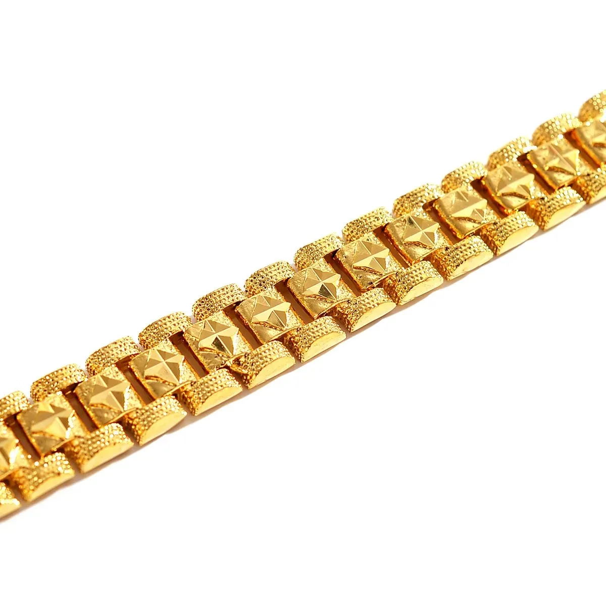 Zylax Jewelry Luxury 24K 9999 Pure Gold real gold Women's Watch Chain Women's All-match Bracelet