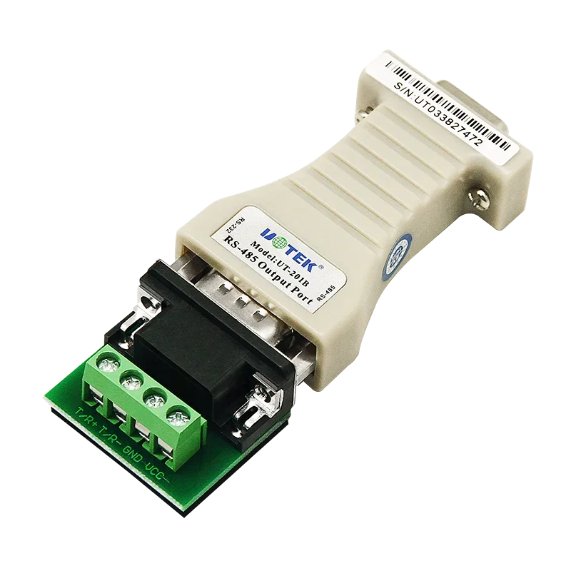 Mini RS-232 to RS-485 Converter UT201B with Anti-Lightning Protection for Serial Port