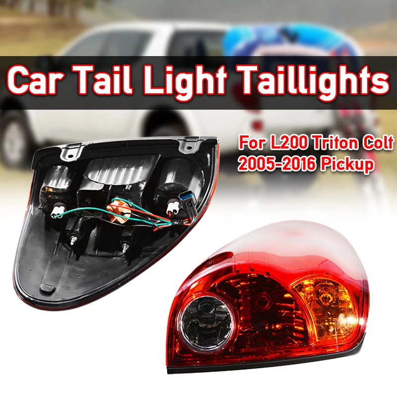 

Car Rear Lamp Tail Lights Brake With Wire Replacement Smoke Car Taillights for Mitsubishi L200 Triton Colt 2005-2016