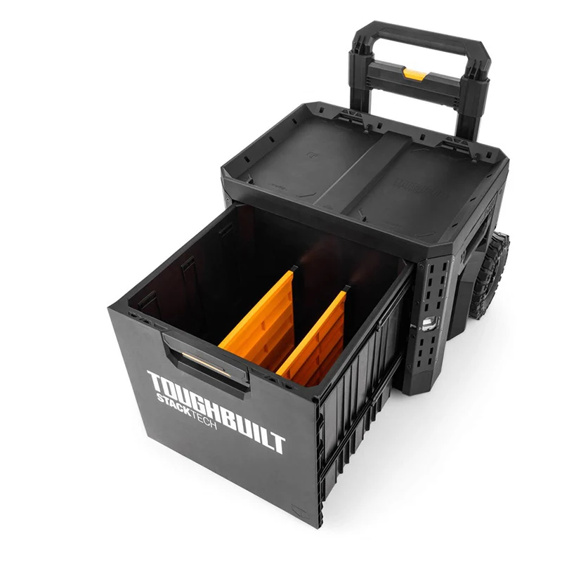 TOUGHBUILT Single drawer pull rod tugboat tool stacking box, portable tool storage, outdoor camping car storage box TB-B1-D-R91