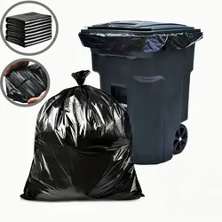 10pcs 33 Gallon Oversized Garbage Bags for Industrial Waste Outdoor Yards Kitchens Homes Thickened Enlarged Trash Bags