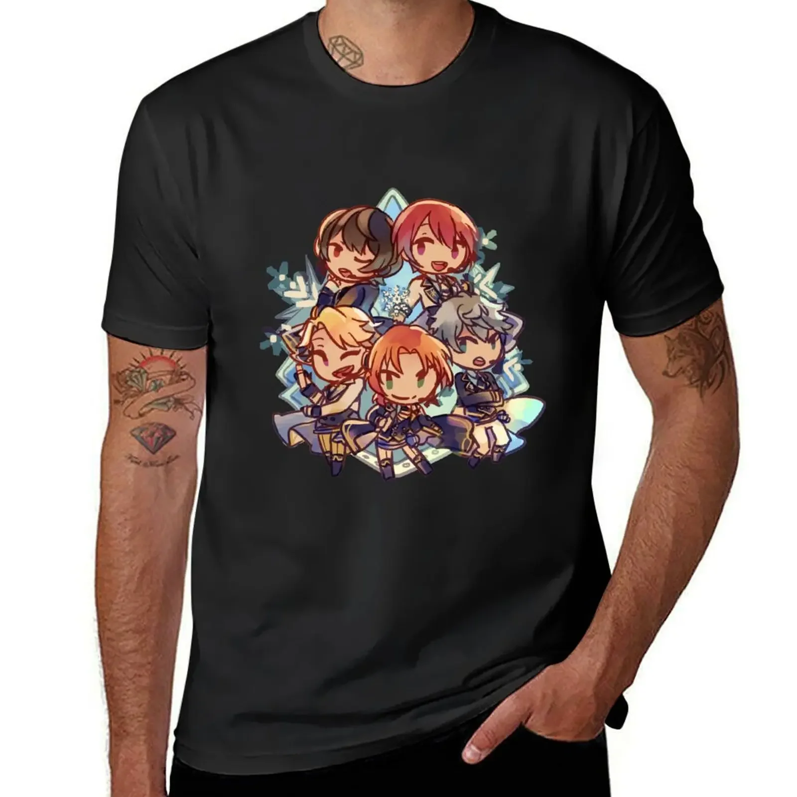 

Enstars Knights Star Fest T-Shirt quick-drying affliction shirts new edition Short sleeve tee plain black t shirts men