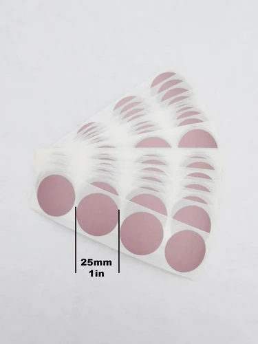 Imagen 2 del producto 100 Uds. Pegatinas para rascar círculo redondo de 25mm ""1"" pulgadas para tarjetas de regalo de juego promocionales de la suerte DIY