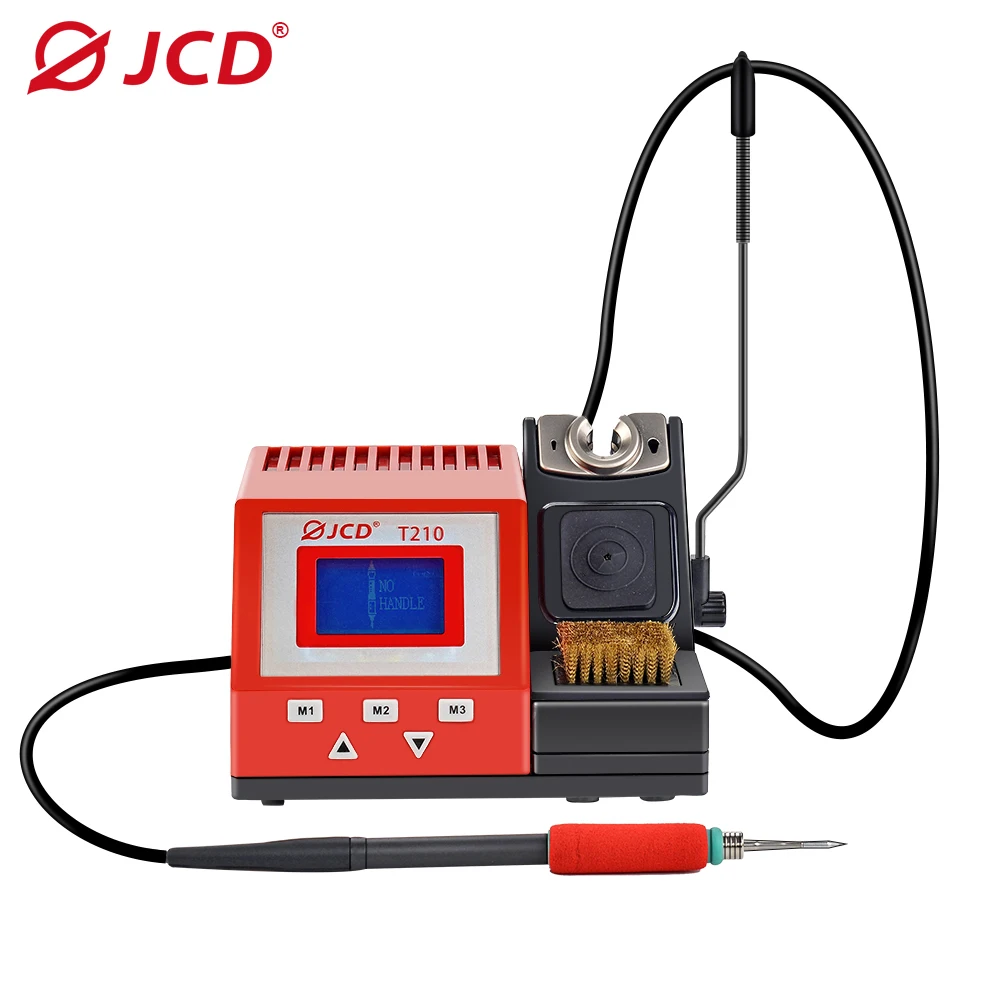 

JCD 85W Soldering Station T210 LCD Display Adjustable Temperature Iron 2s Quick Heating Micro Electronic Repair Welding Tool