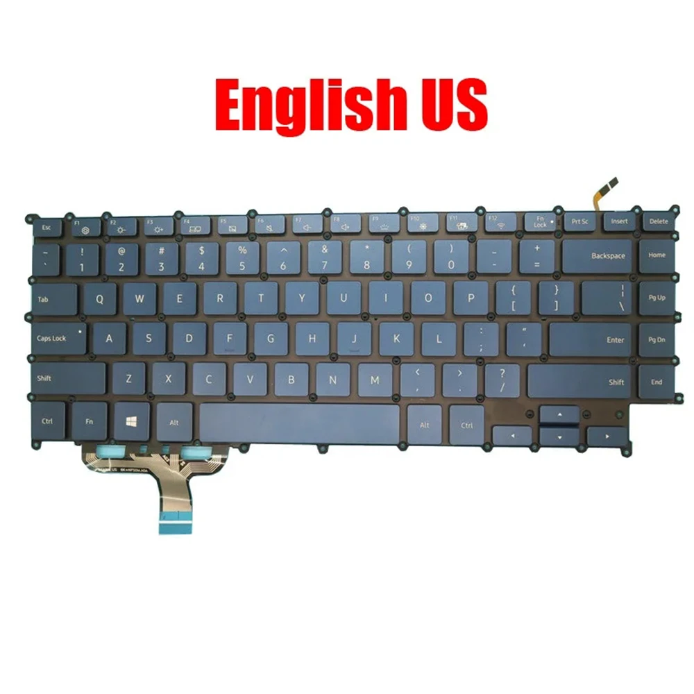 Imagem -03 - Teclado Retroiluminado para Samsung Eua e Layout Coreano 950sbe Np950sbe Nt950sbe 951sbe