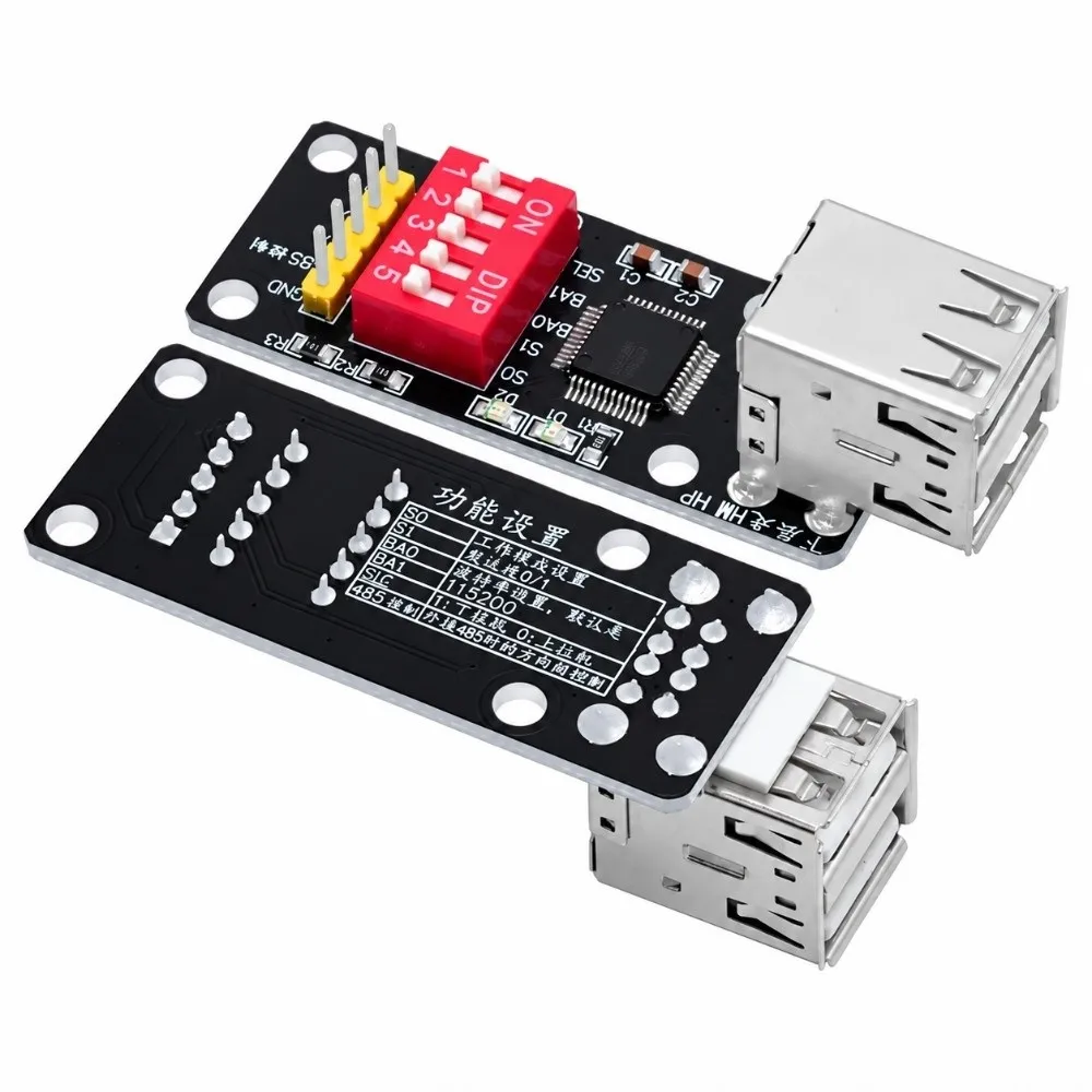 Ch9350 HID To UART Converter USB 12Mbps Speed HID Protocol Support Keyboard Mouse Converter Plug And Play DIY Compatible Design