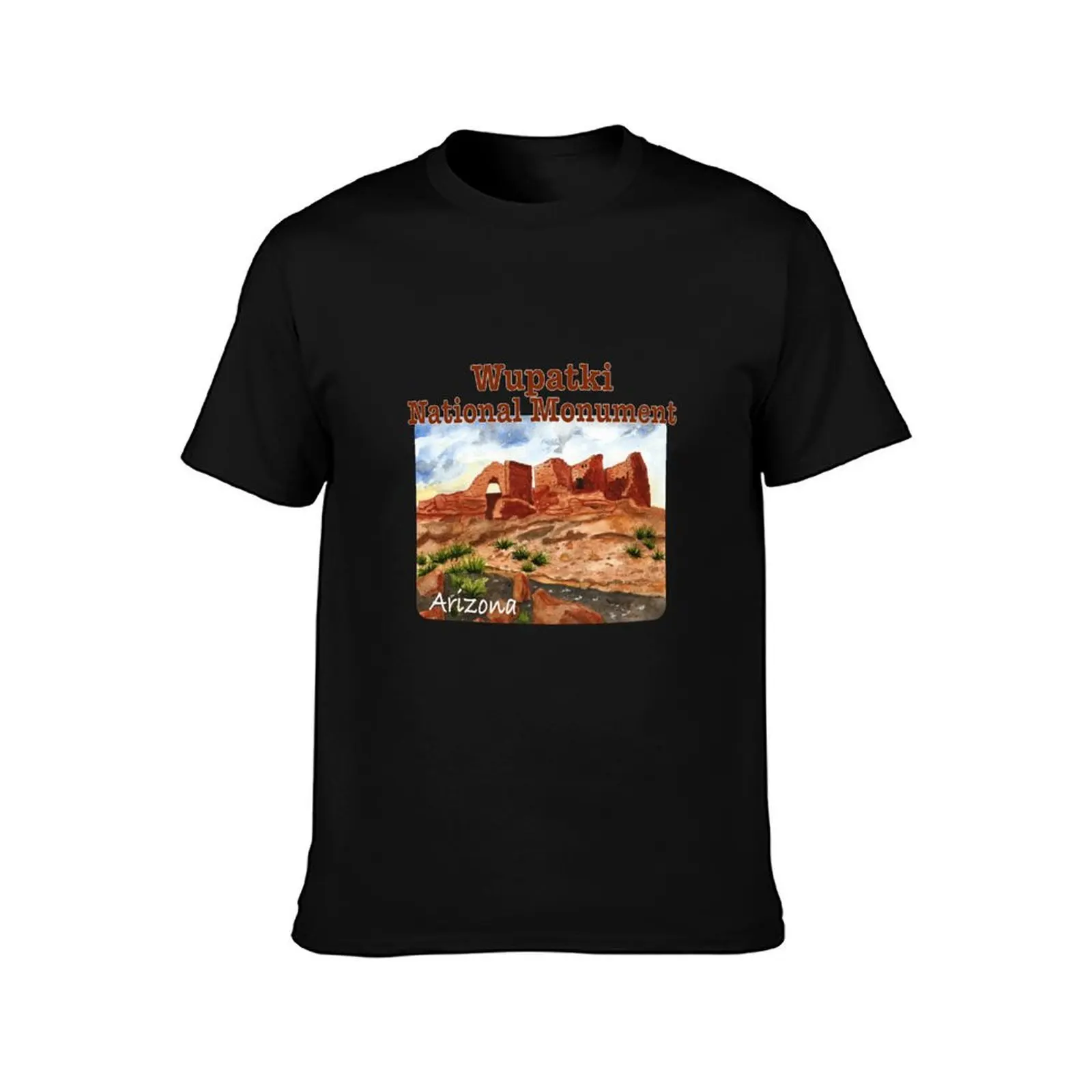 Wupatki National Monument, Arizona T-Shirt Plus Size Summer Casual T-Shirt