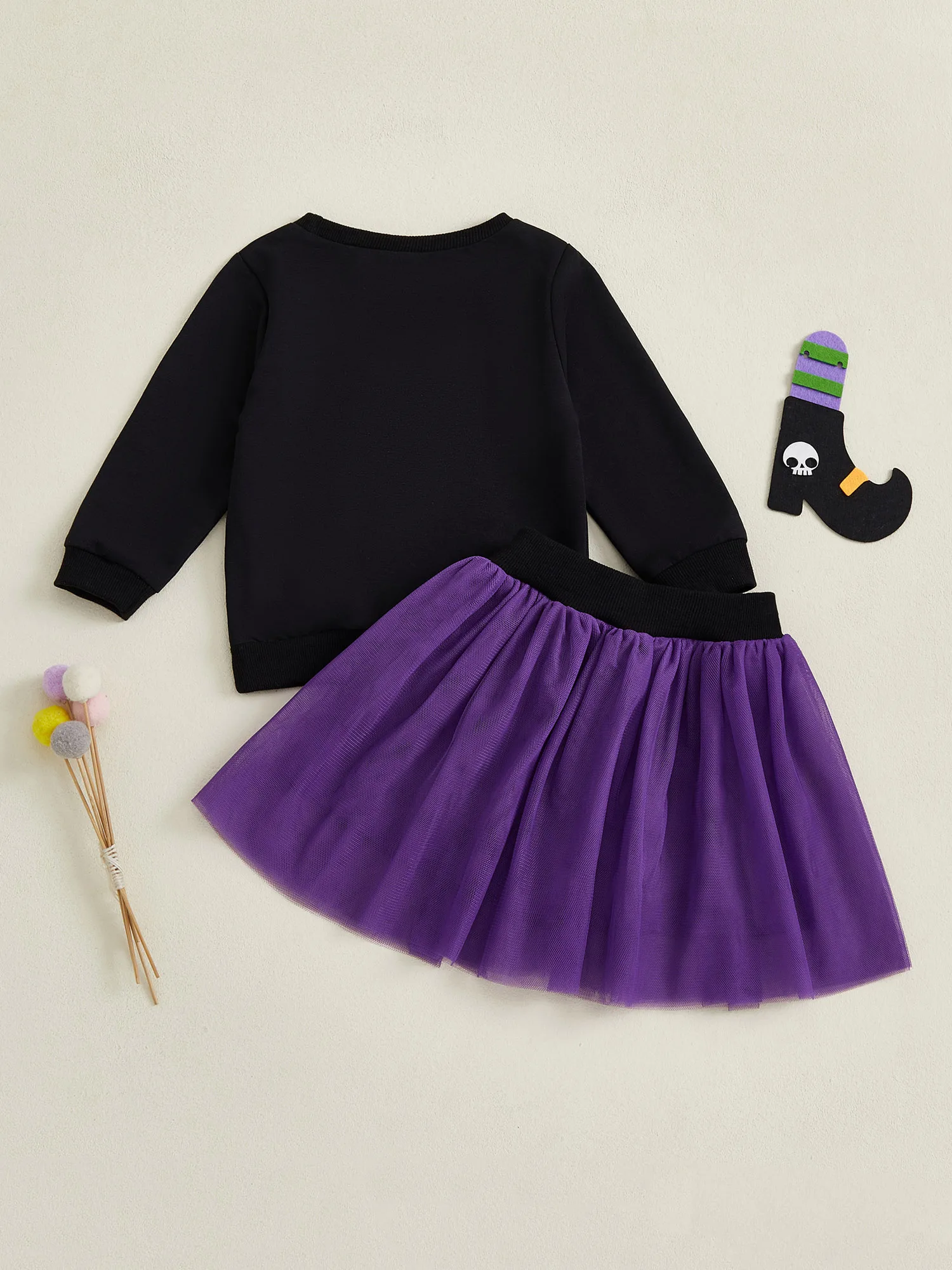 

Infant Baby Boy Halloween Costume Pumpkin Print Hoodie Elastic Waist Pants 2 Piece Set for Toddler Kids