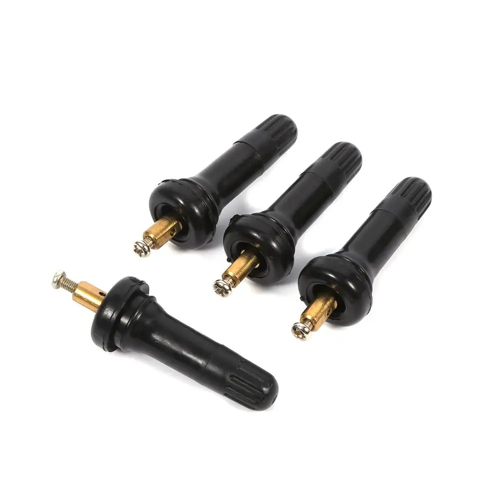 

4Pcs Anti-Explosion TPMS Tire Stems for Pressure Monitoring System - Snap-In Design