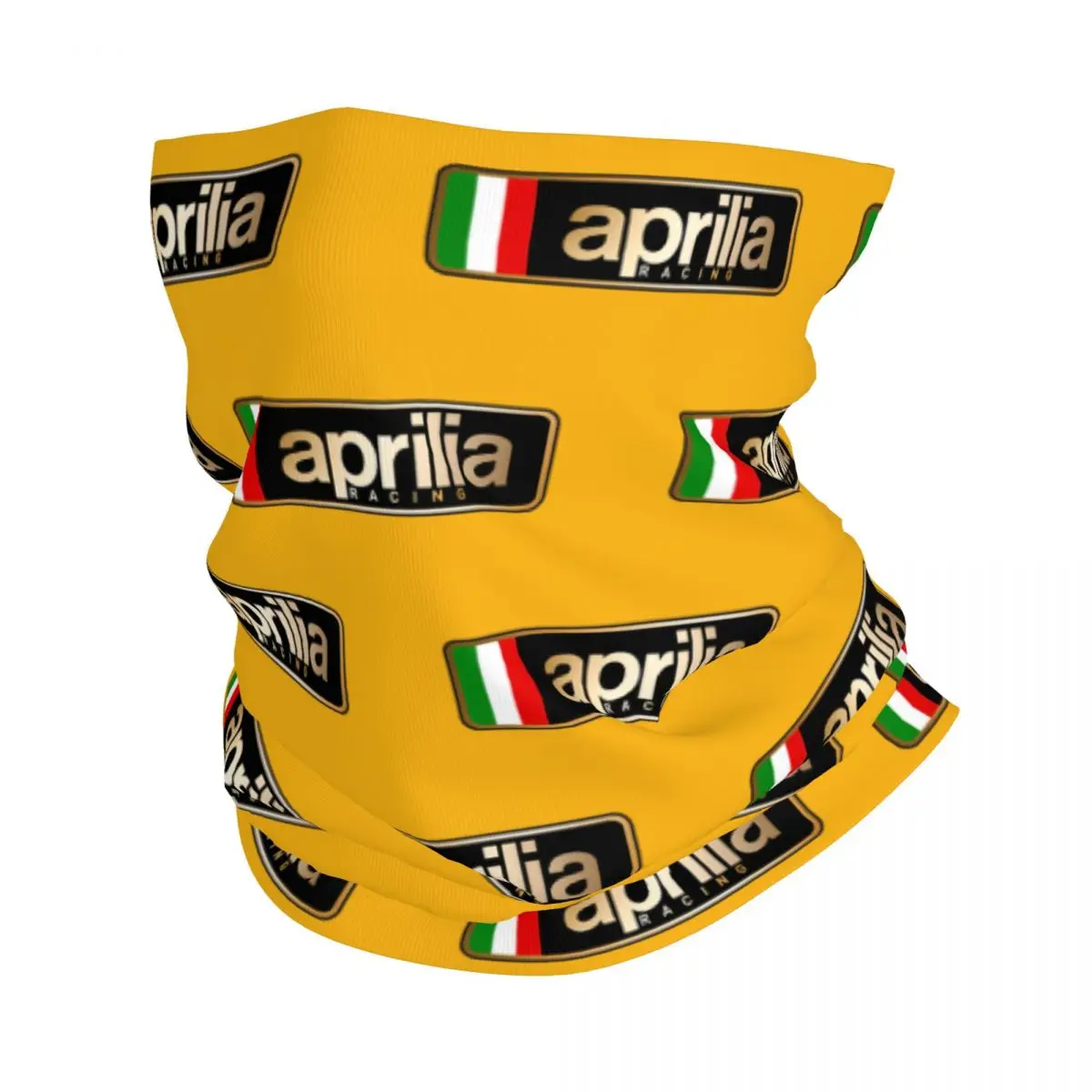 Custom Motorcycle Aprilias Racing Bandana Neck Gaiter for Ski Cycling Women Men Wrap Scarf Balaclava Warmer Face Scarf Cover