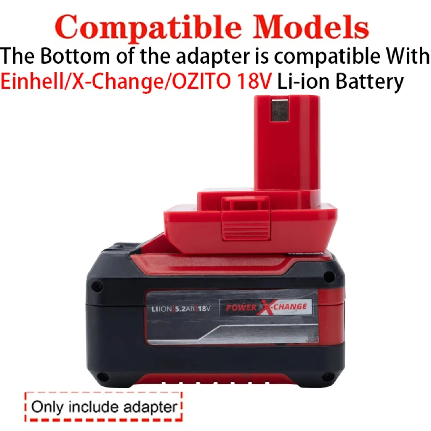 Battery Adapter For Ryobi 18V ONE+ Li-ion Tool To Einhell Ozito 18V Li-ion Battery Adapter Converter Power Tool Accessory