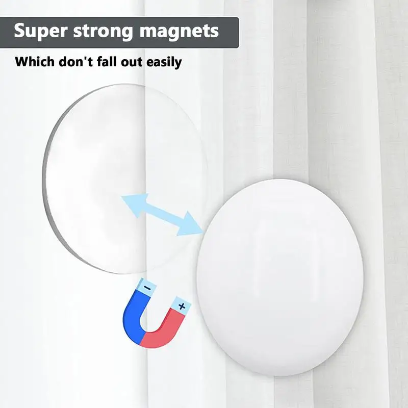 Magnetic Curtains Weights 10/1pcs Aesthetic Fridge Magnets Windproof Cloth Weights Magnet For Shower Curtains Balcony Curtains