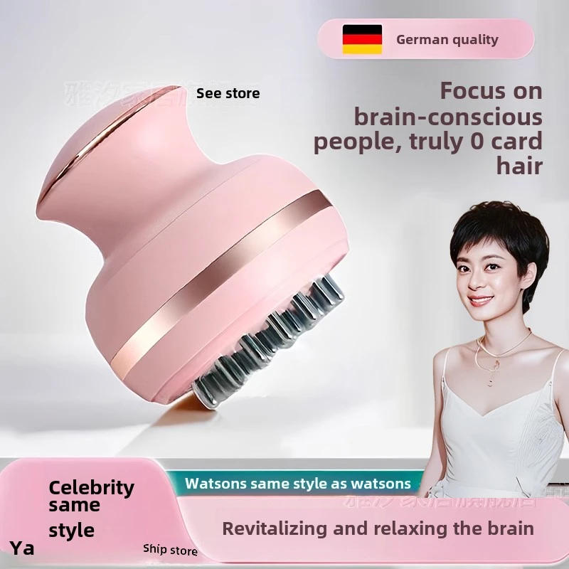 Rechargeable dynamic massage comb head meridian comb health care dredging scalp therapy special hair care multi-function