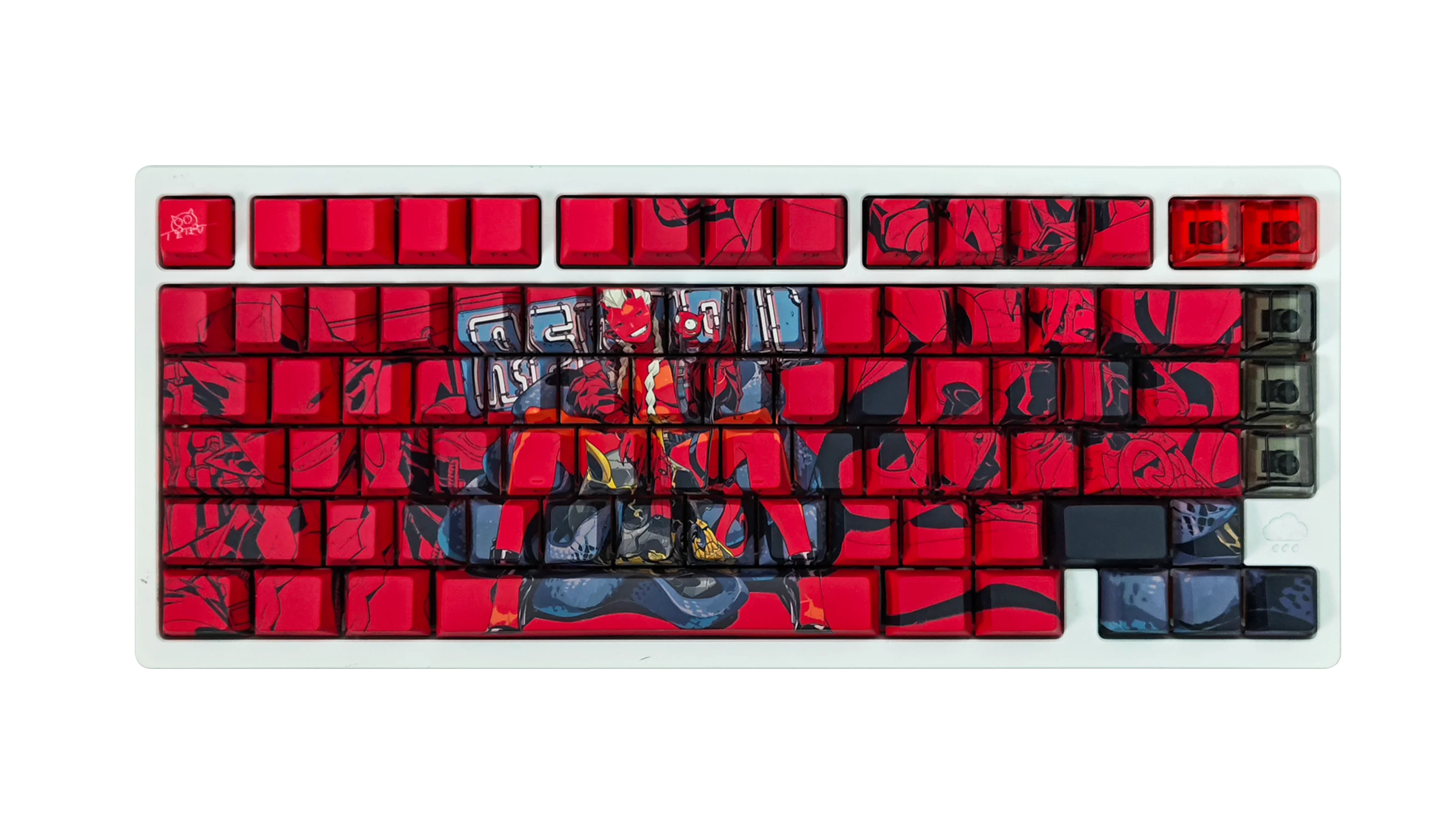 X-Raypad X TERU Keycaps – RedTail – Cherry Profile 108+32 Keys