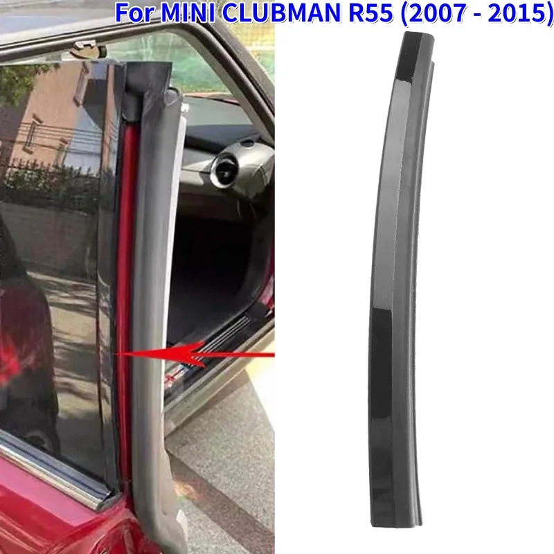 Porta direita b pilar capa guarnição janela tira de vedação para mini clubman r55 (2007 - 2015) 51137167236