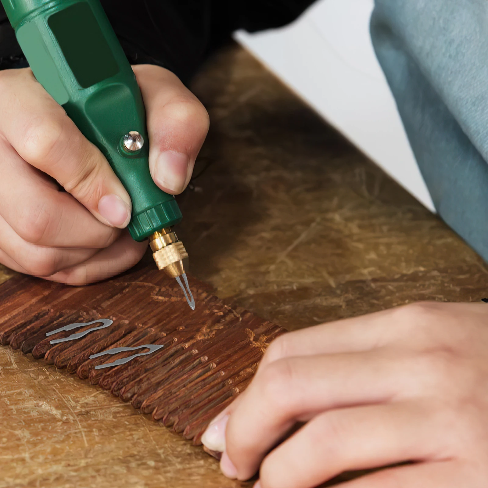 3 قطعة حرق الخشب بيروغرافيا سلك المناقير مجموعة Diy بها بنفسك الخشب نحت المدمجة استبدال نصائح عدة سلك التسخين نصائح أدوات النجارة