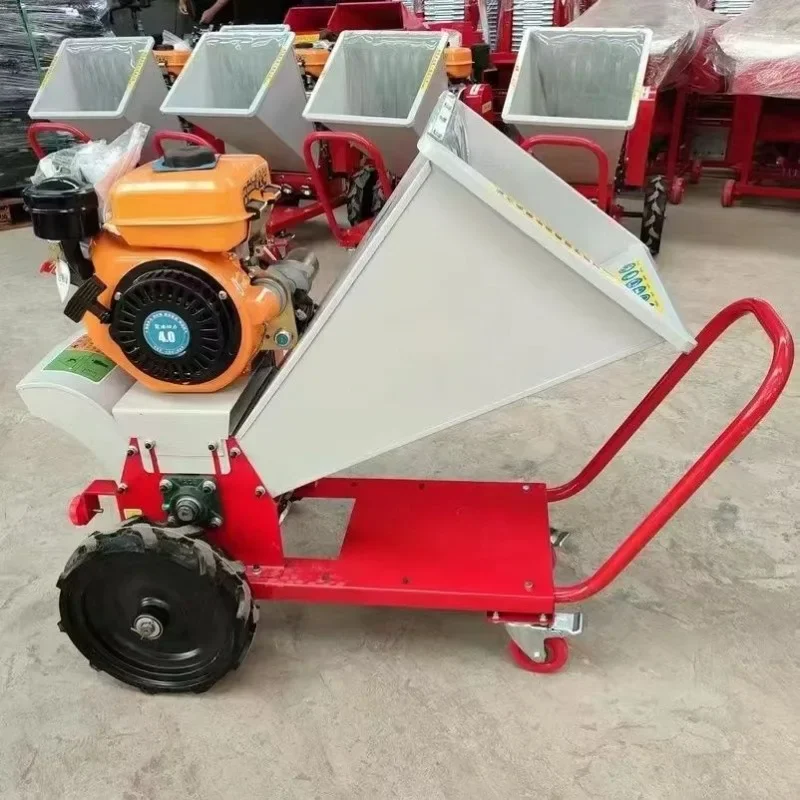 Portable  machine, diesel engine,  engine, straw branch shredder, garden orchard pruning, wet and dry use
