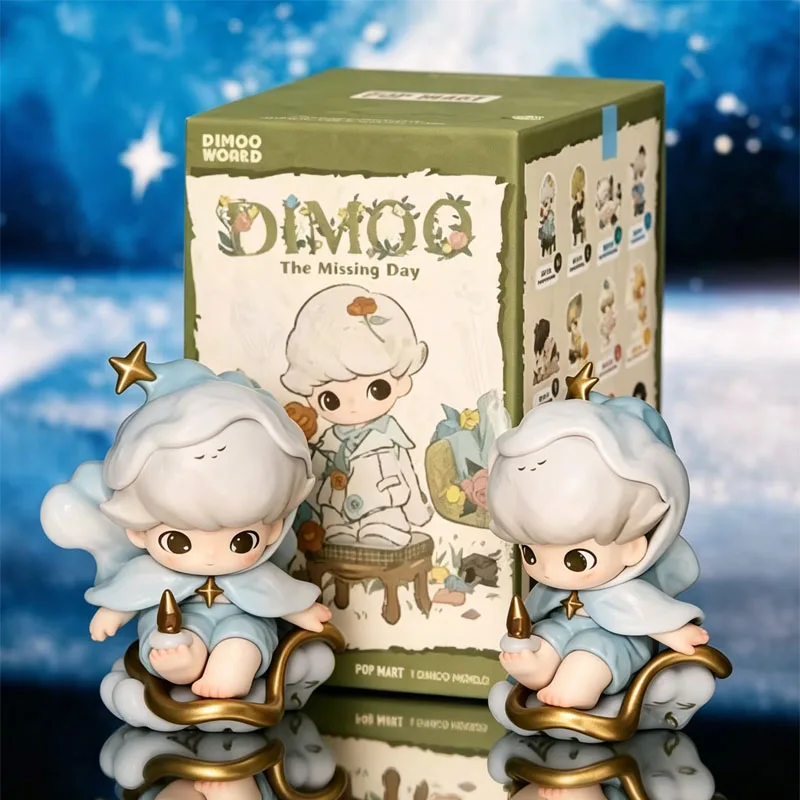 

New POP MART DIMOO The Missing Day Series Trendy Blind Box Mystery Box Action Figure Surprise Model Girl Birthday Gift Toy