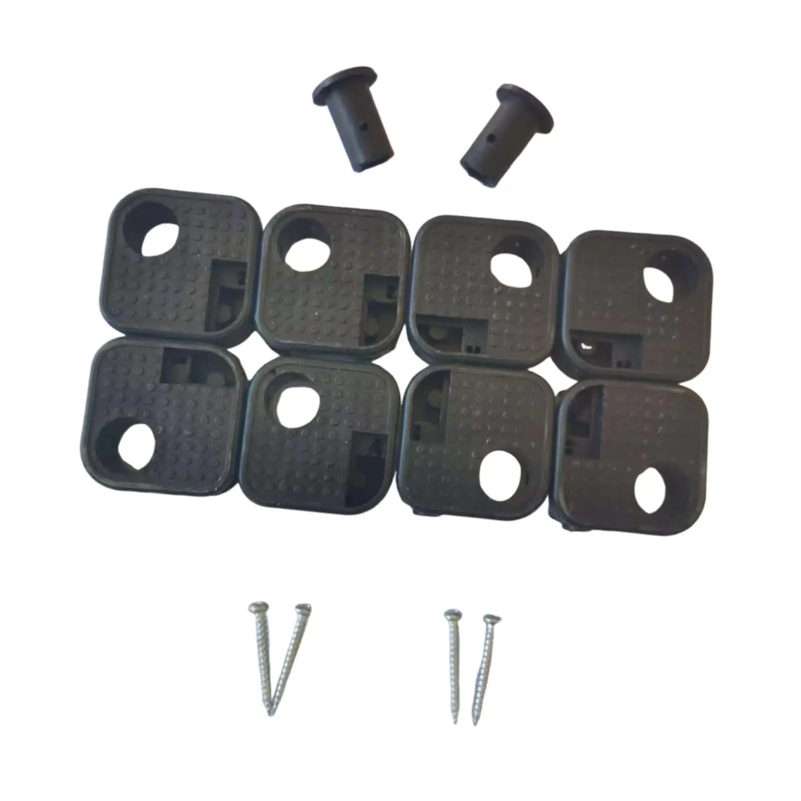 8 Pieces Camping Chair Replacement Feet Premium Camp Accessories Screws Included Convenient Floor Protectors Repair Feet
