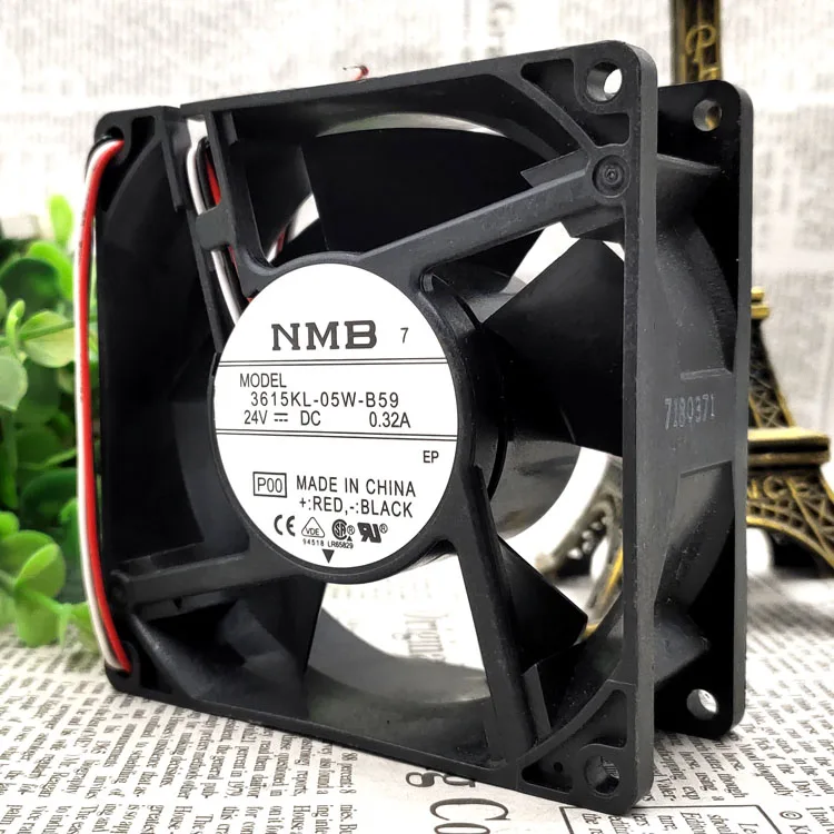 

НОВЫЙ ОРИГИНАЛ 3615KL-05W-B59 DC24V 0.32A 4 провода 9038 90*90*38 мм 9 см ОХЛАЖДАЮЩИЙ ВЕНТИЛЯТОР