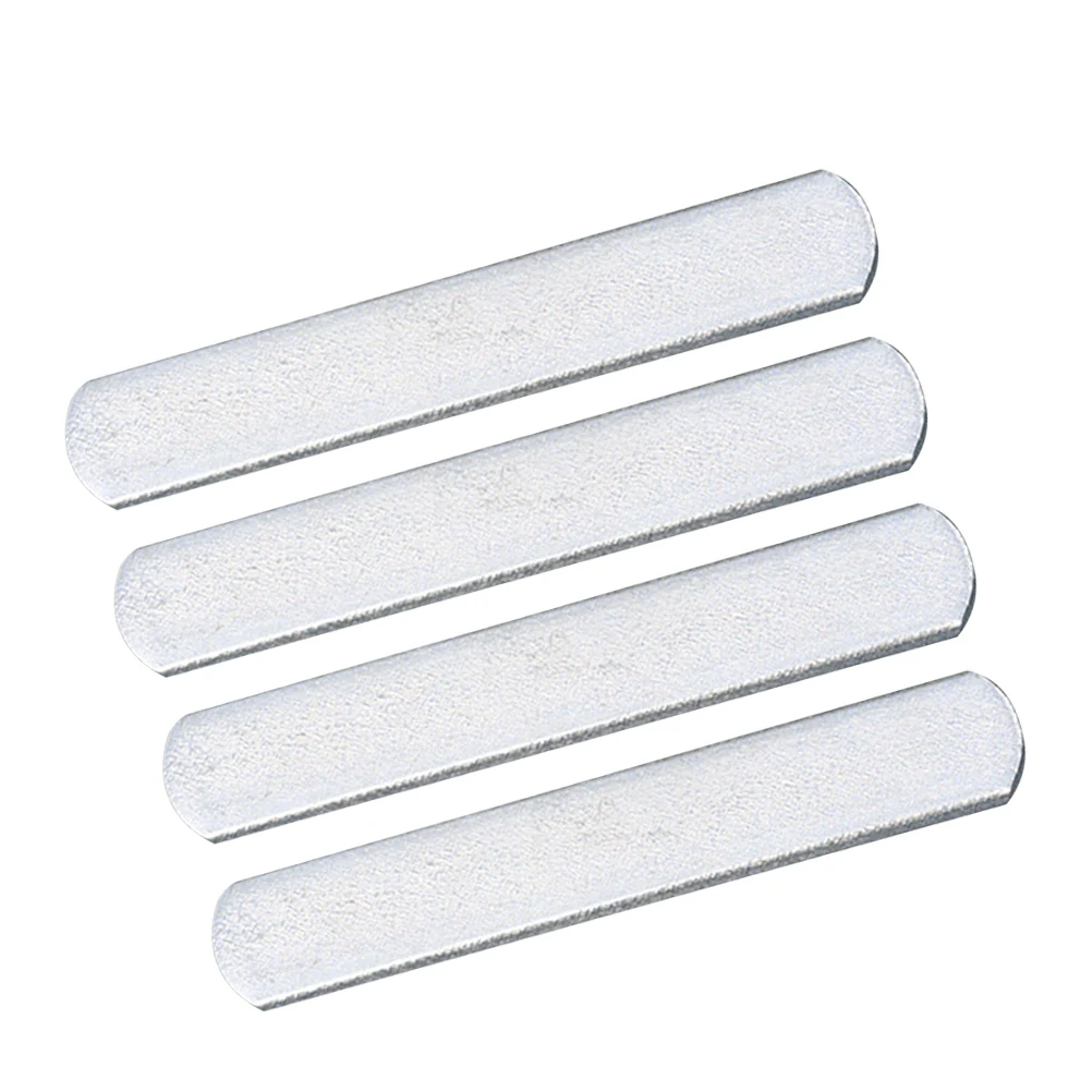 

4 pcs Stainless Steel Plates Weighted Vest Leg Strap Add-on Round Corner Anti-Rust Polished Smooth Exercise Fitness for Adults