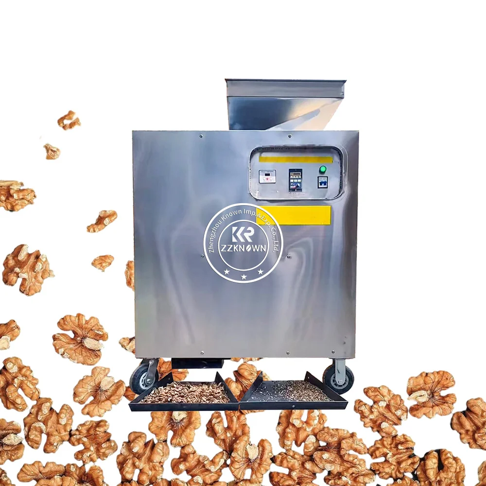 200-300kg/H Walnuts Cracking Machine Nuts Walnuts Kernel Removal Machine Electric Pecan Sheller Machine