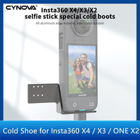 Cold Shoe for Insta360 X5 / X4 / X3 / X2 Invisible Mic Cold Shoe for RØDE Wireless GO Camera Accessories For Insta 360 X4 X3 X2