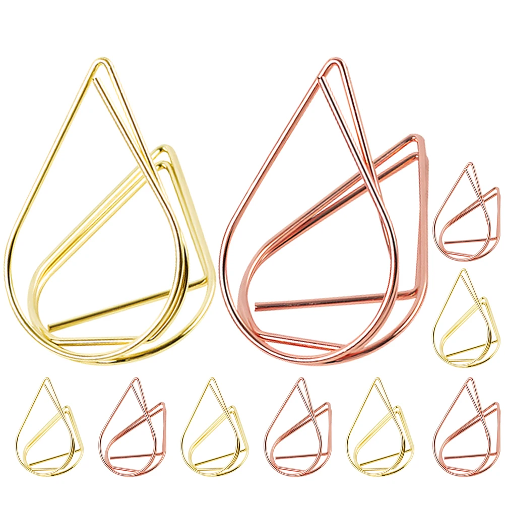 

10pcs Photo Holders Gold Rose Gold Table Number Stands Place Card Holders Memo Clips Desktop ganizers Steel Wire Seats Cards